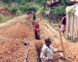 Construction of a drinking water system