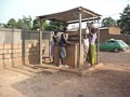 Water kiosk in urban unplanned settlement